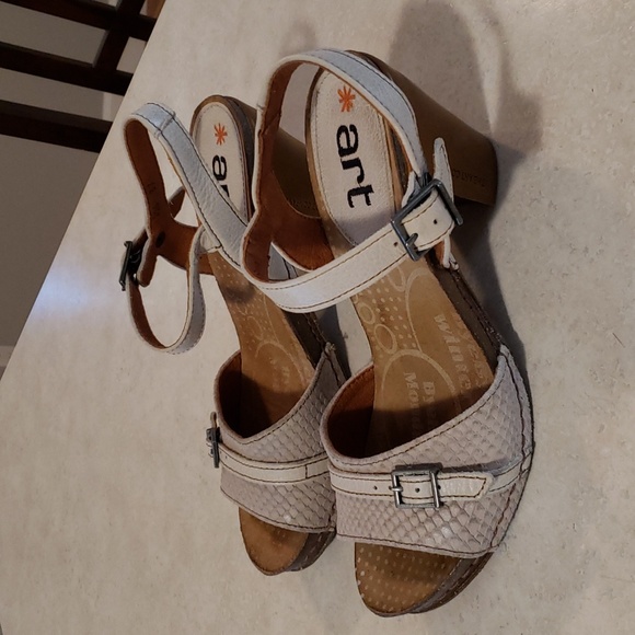 The Art Company Open-Toe Leather Sandals  Size 37 - Picture 5 of 9